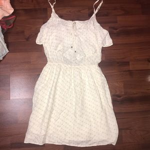 Vintage style American Eagle Cream Tie Dress